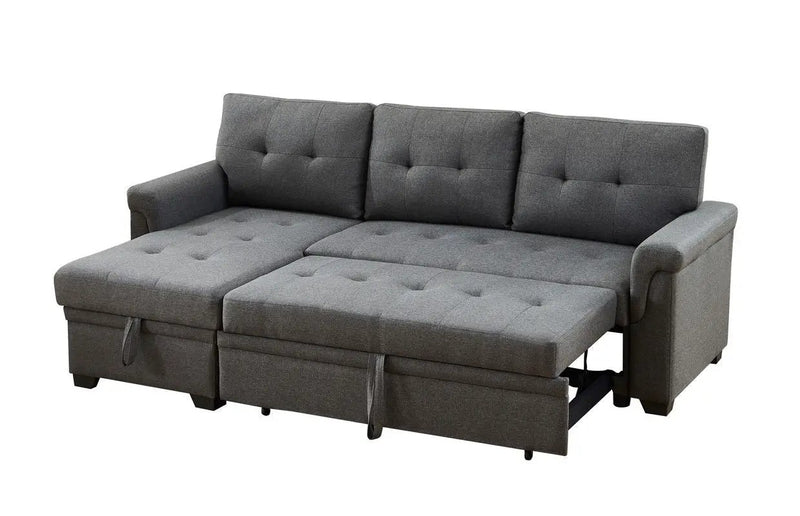 Destiny - Reversible Sleeper Sectional Sofa With Storage Chaise by Unique Piece Furniture