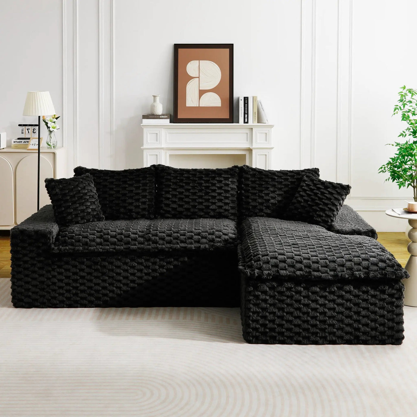 Modular Sofa, Convertible Twin Seat With Chaise Lounge by HouseOfZazla