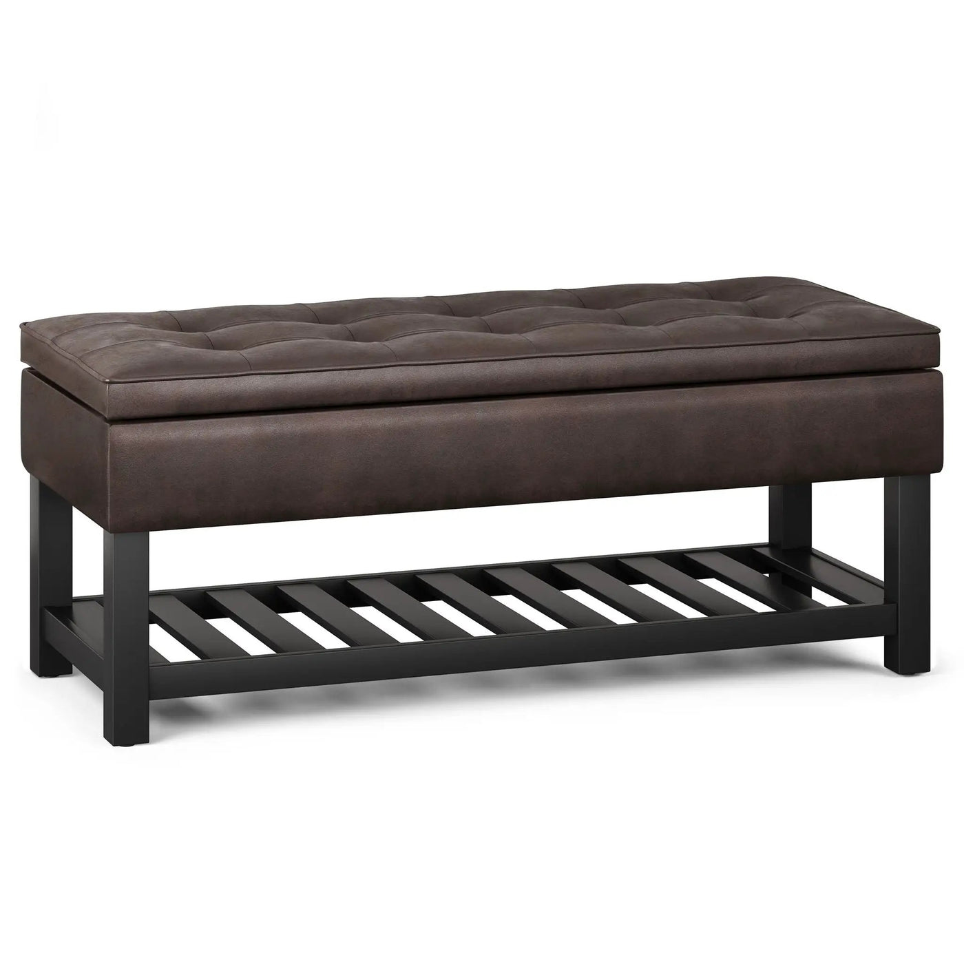 Cosmopolitan - Storage Ottoman Bench With Open Bottom by HouseOfZazla