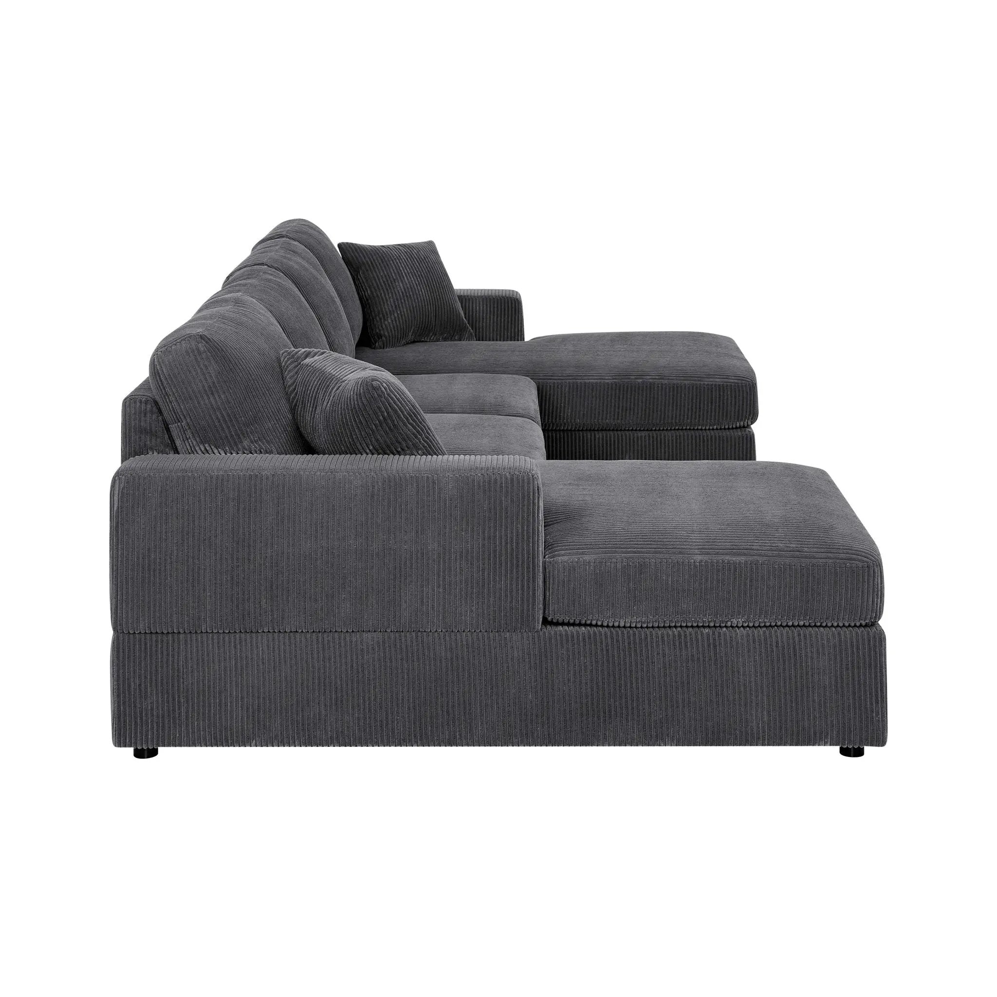 3 Piece Double Chaise Sectional Sofa by HouseOfZazla