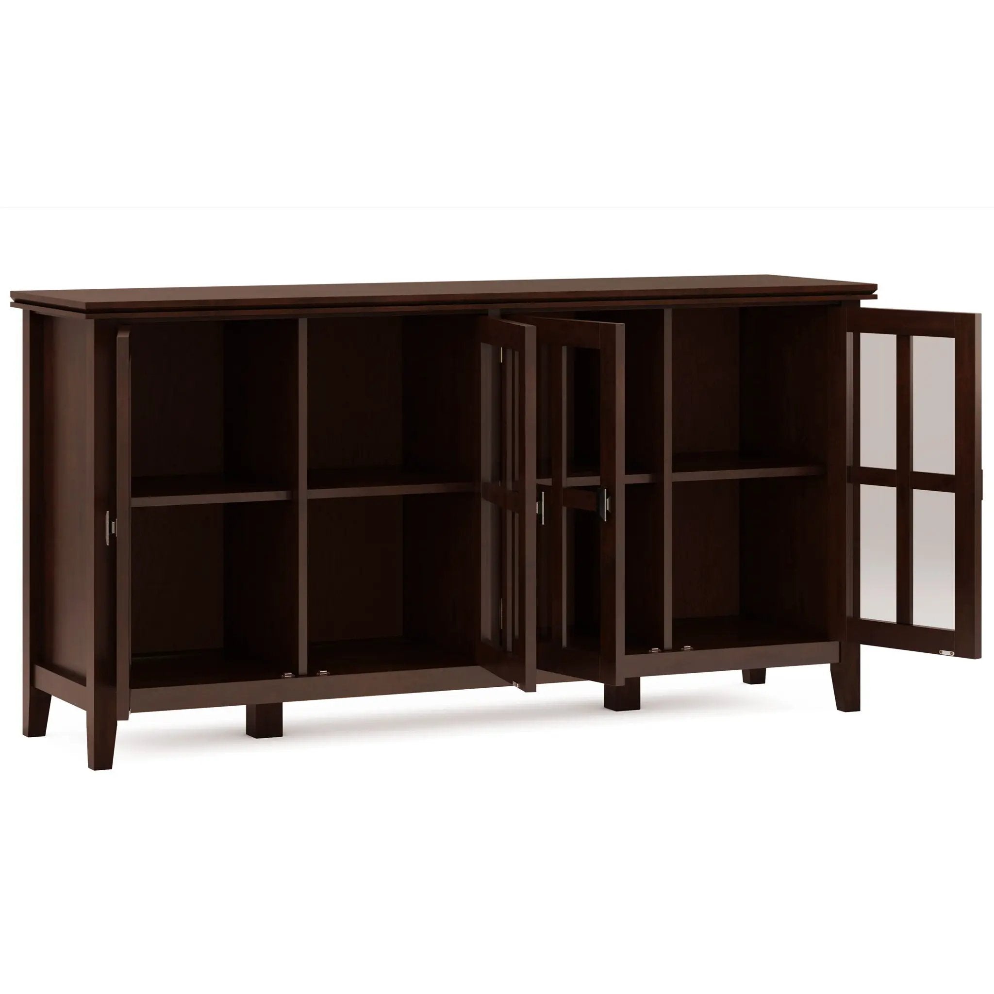 Artisan - Handcrafted Wide 4 Door Storage Cabinet