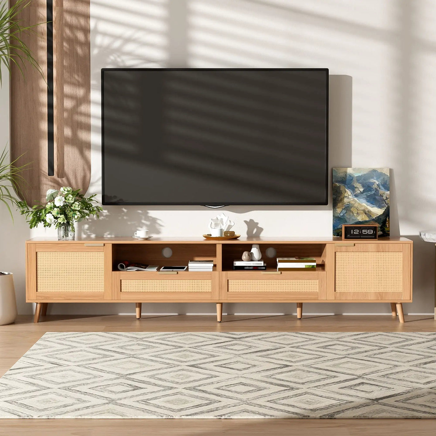 TV Stand Media Console With Cable Management by HouseOfZazla