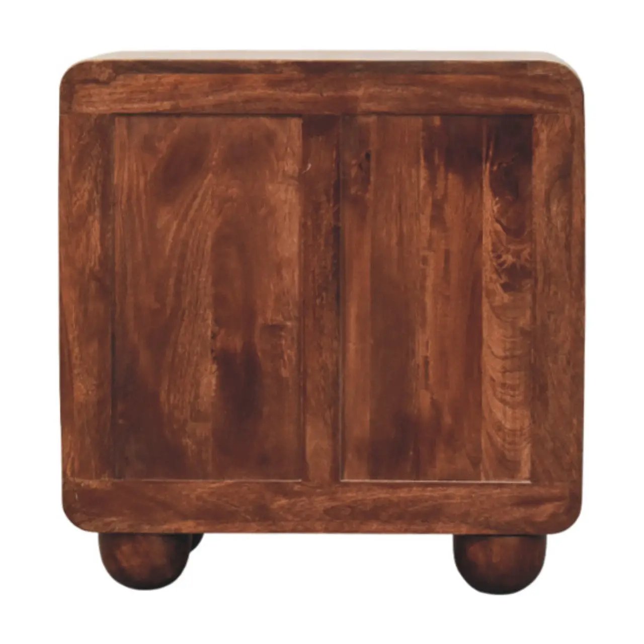 Solid Wood 3-Drawer Rounded Chest by HouseOfZazla