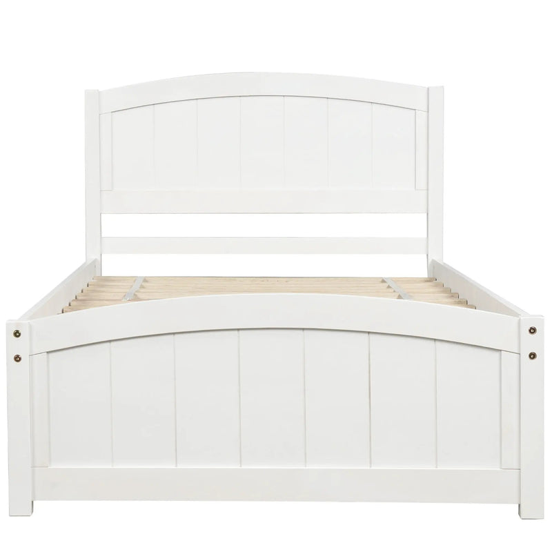 Platform Bed & Headboard, Footboard And Wood Slat Support by HouseOfZazla