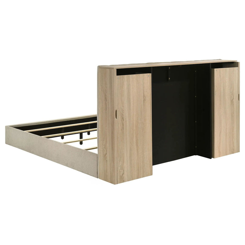 Arielle 5-piece Eastern King Bedroom Set Light Oak by Unique Piece Furniture