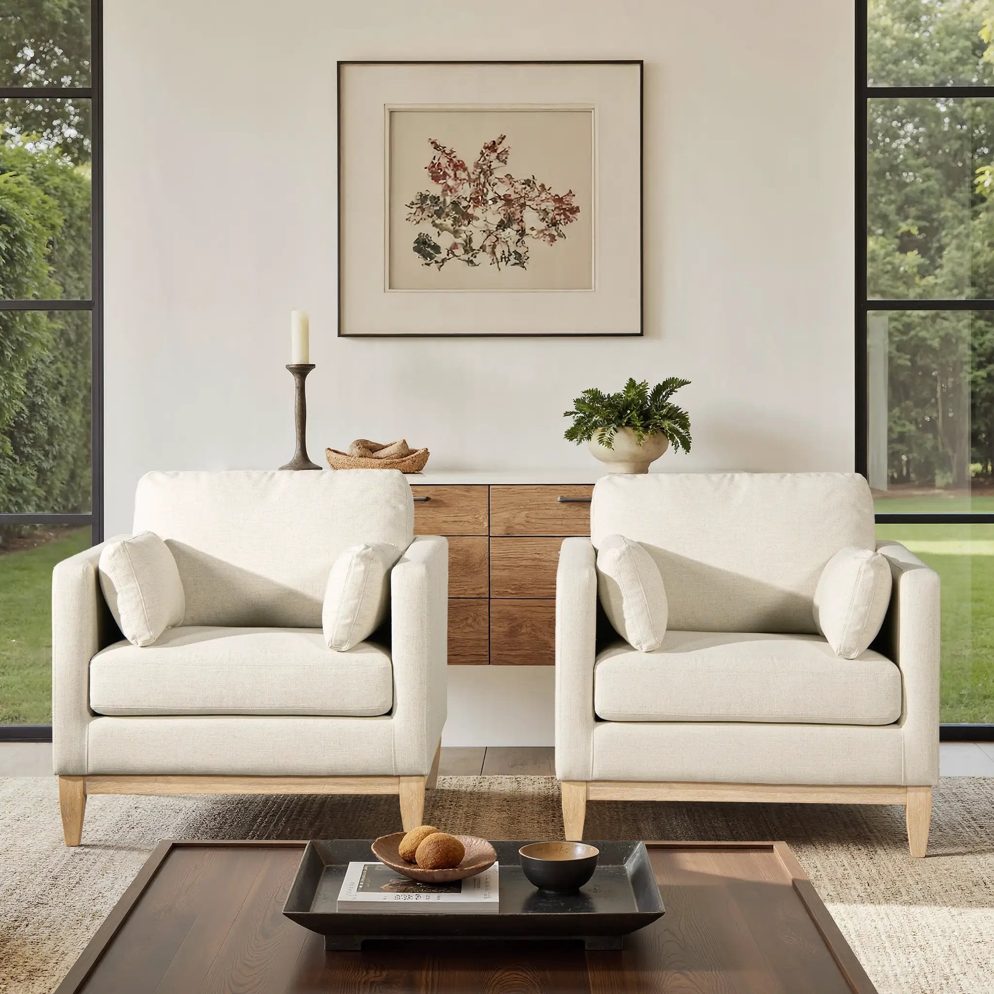 Knox 36" Modern Farmhouse Arm Chair by HouseOfZazla