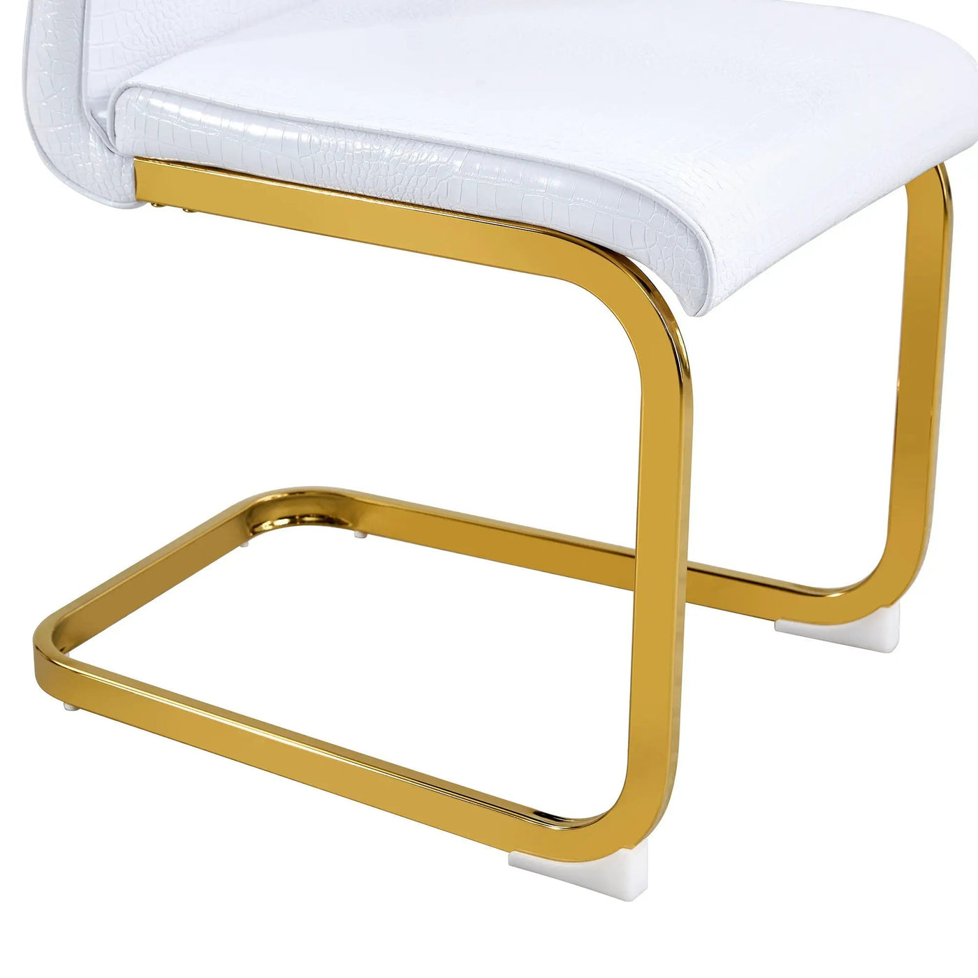Elegant Design Alligator Skin Upholstered Dining Chairs by HouseOfZazla
