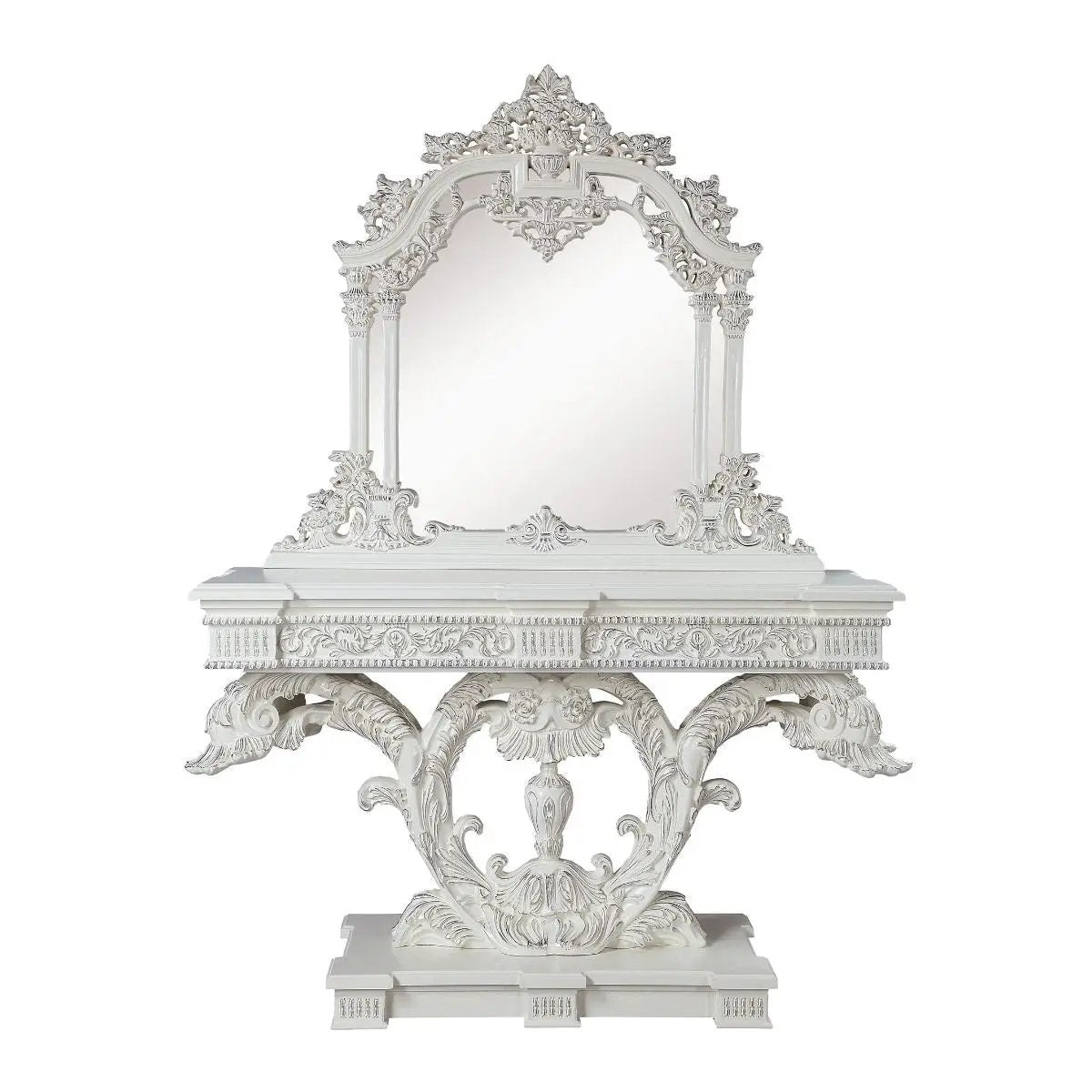 Vanaheim - 54" Mirror - Antique White by Unique Piece Furniture