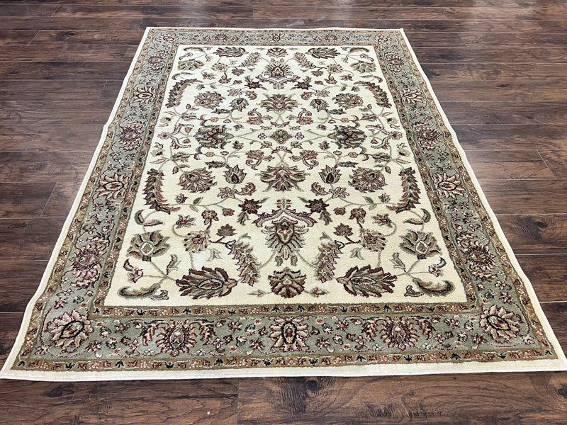 Floral Oriental Rug 5x7, Turkish Power Loomed Carpet, Traditional Design by Jewel Rugs