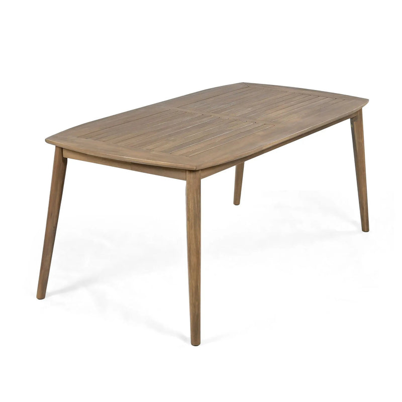 Acacia Wood Dining Table 8 Person Outdoor Table by HouseOfZazla