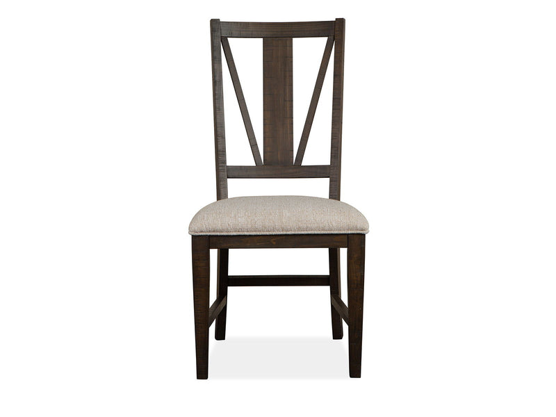 Westley Falls - Dining Side Chair With Upholstered Seat (Set of 2) - Graphite, photo 2 of 7