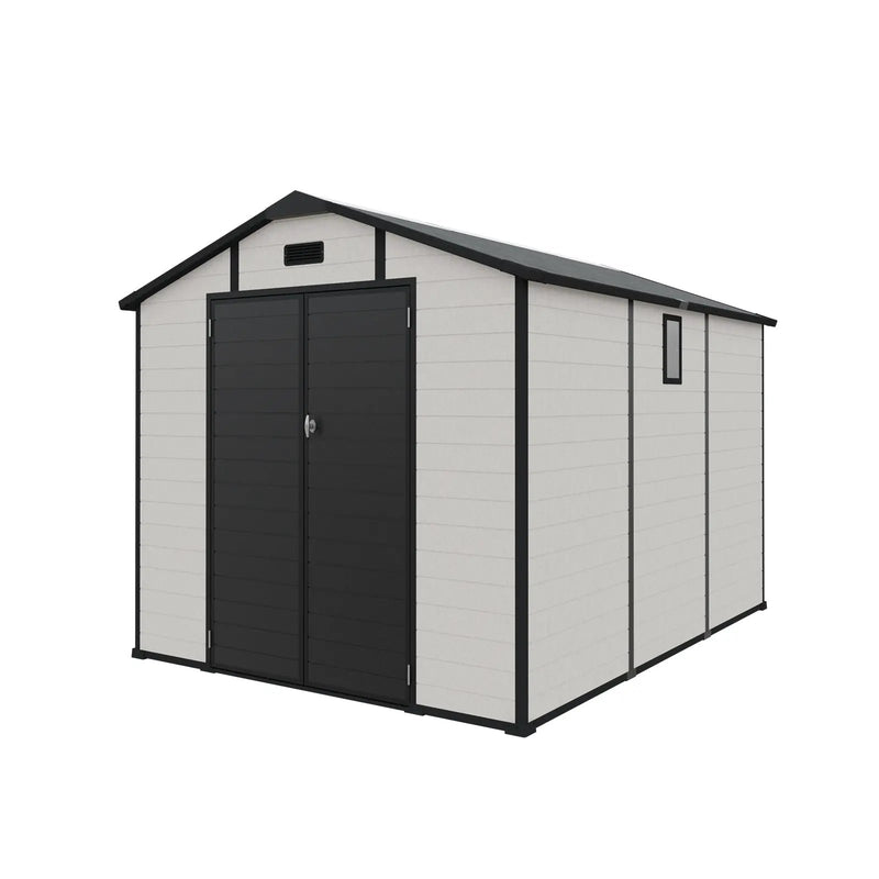 8x10 FT Plastic Outdoor Storage Shed by HouseOfZazla
