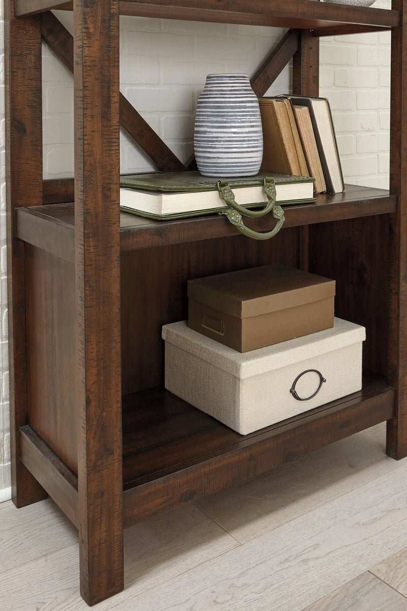 Baldridge - Large Bookcase - Rustic Brown by Unique Piece Furniture