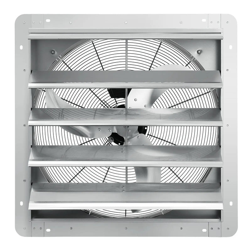24'' Shutter Exhaust Fan with High-Speed 3320 CFM Airflow by HouseOfZazla