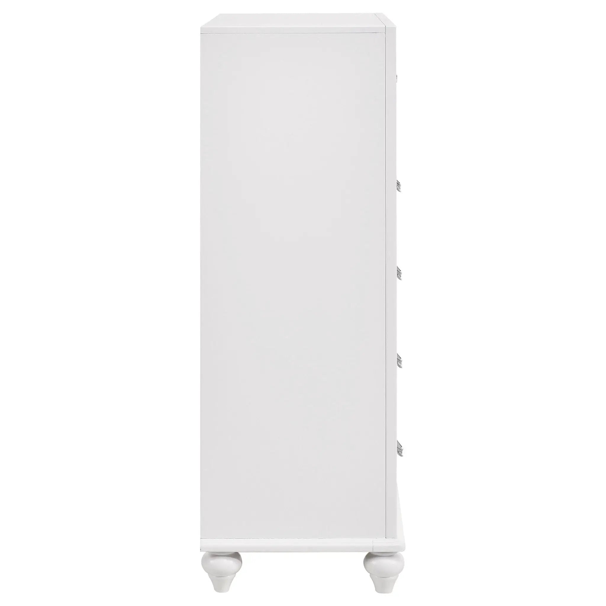 Randall - 5 Drawer Chest - White