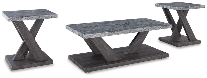 Bensonale - Occasional Table Set (Set of 3) - Brown / Gray by Unique Piece Furniture