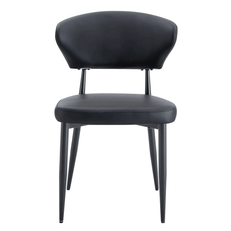 Minimalist Ergonomic Dining Chair With Curved Backres (Set of 4) by HouseOfZazla