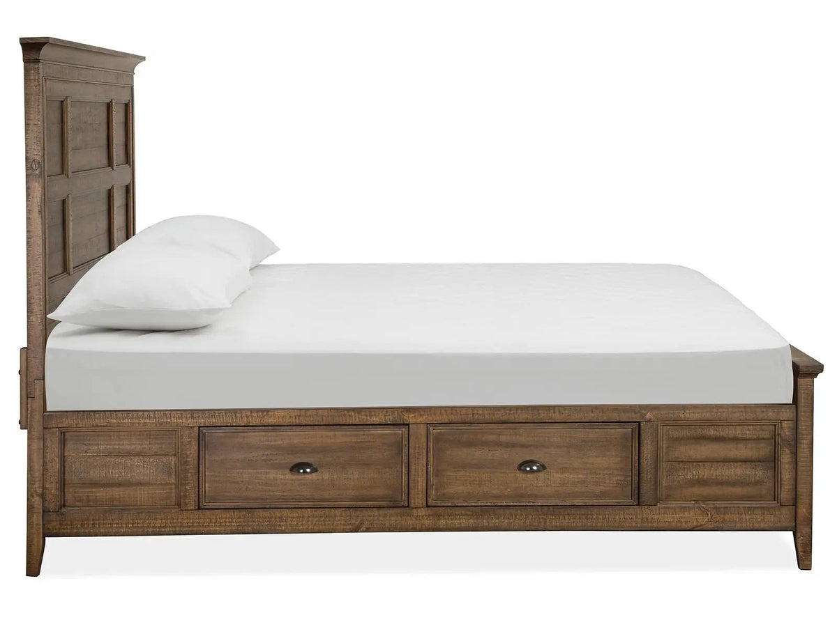 Bay Creek - Complete Panel Bed With Storage Rails, photo 3 of 7