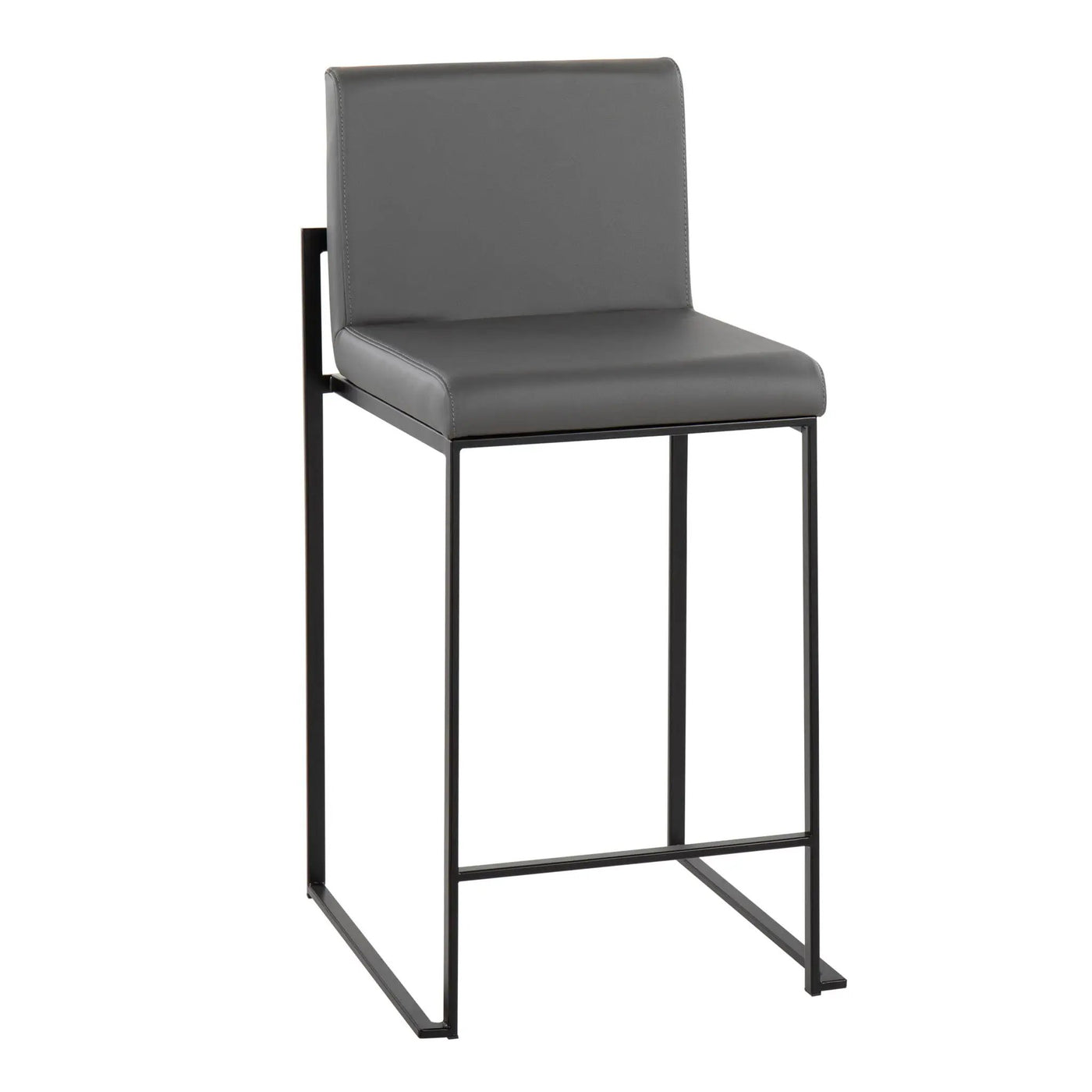 Fuji - Contemporary Modern Elegance, High Back Counter Stool by HouseOfZazla