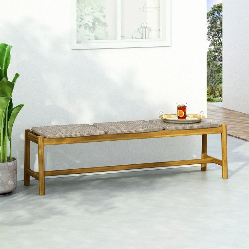 Cambria - 3 Seater Bench - Teak by HouseOfZazla