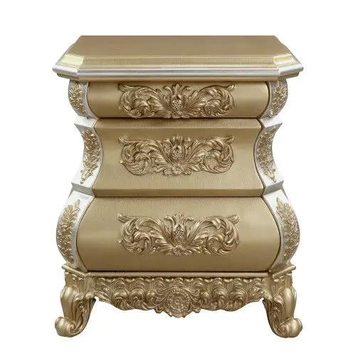 Seville - Nightstand - Gold by Unique Piece Furniture