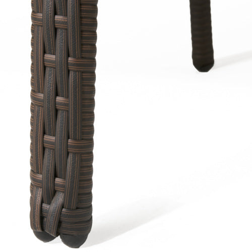Outdoor Wicker Chairs, 56225.00CHRBRN KD, 4pcs by HouseOfZazla
