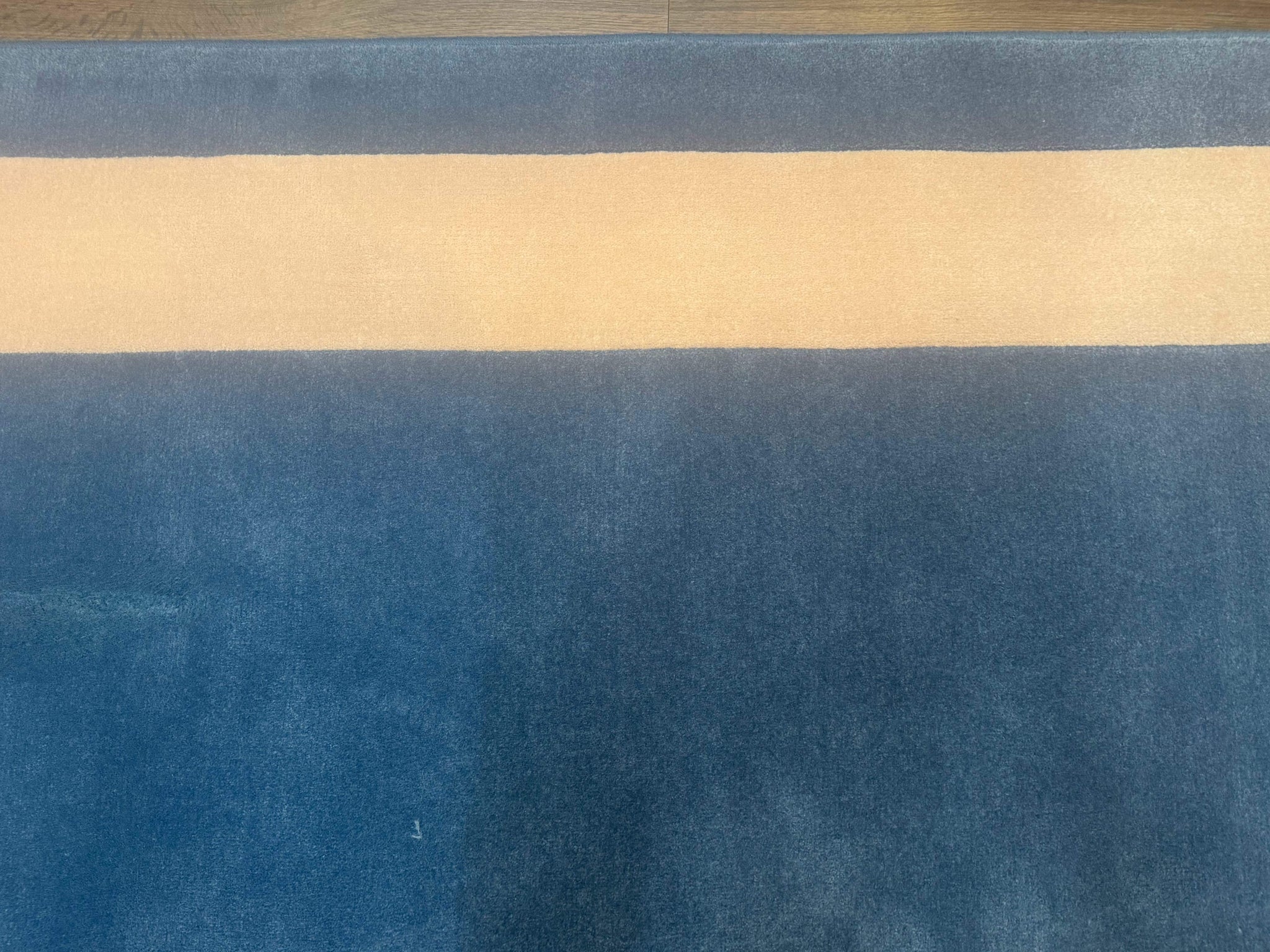Blue and Cream Square Rug 10x10 ft, Large Square Carpet by Jewel Rugs