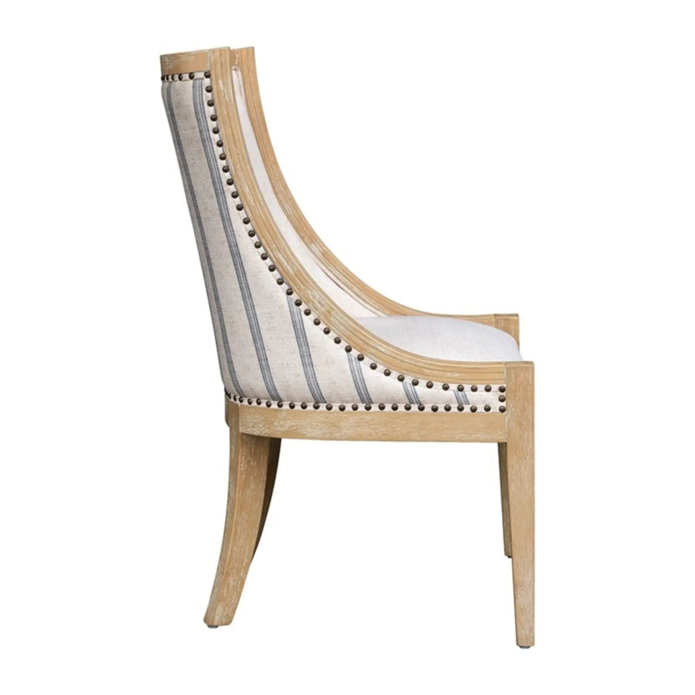 Upholstered Dining Chair With Nailhead Trim by Unique Piece Furniture