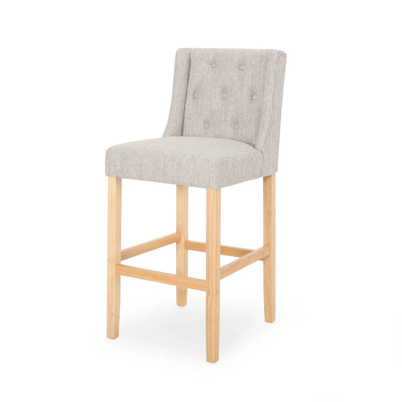 Vienna Contemporary Fabric Tufted & Wingback Counter Stools (Set of 2) by HouseOfZazla