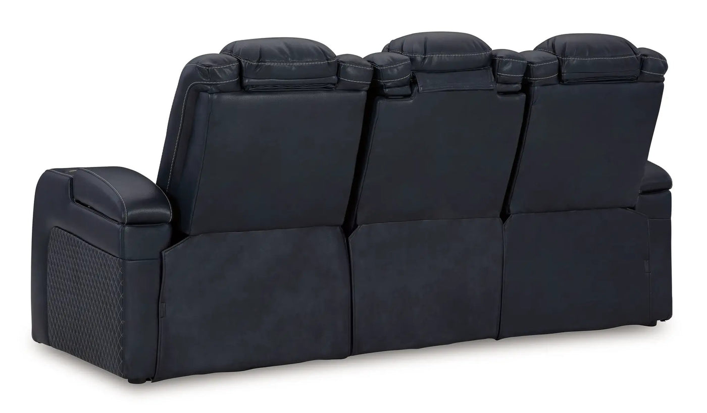 Fyne-dyme - Power Reclining Sofa With Adj Headrest by Unique Piece Furniture
