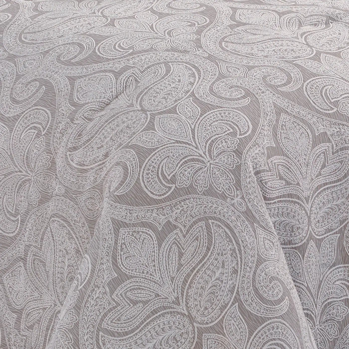 Winthrop Grey Damask Jacquard 9 Pc Comforter Set by HouseOfZazla