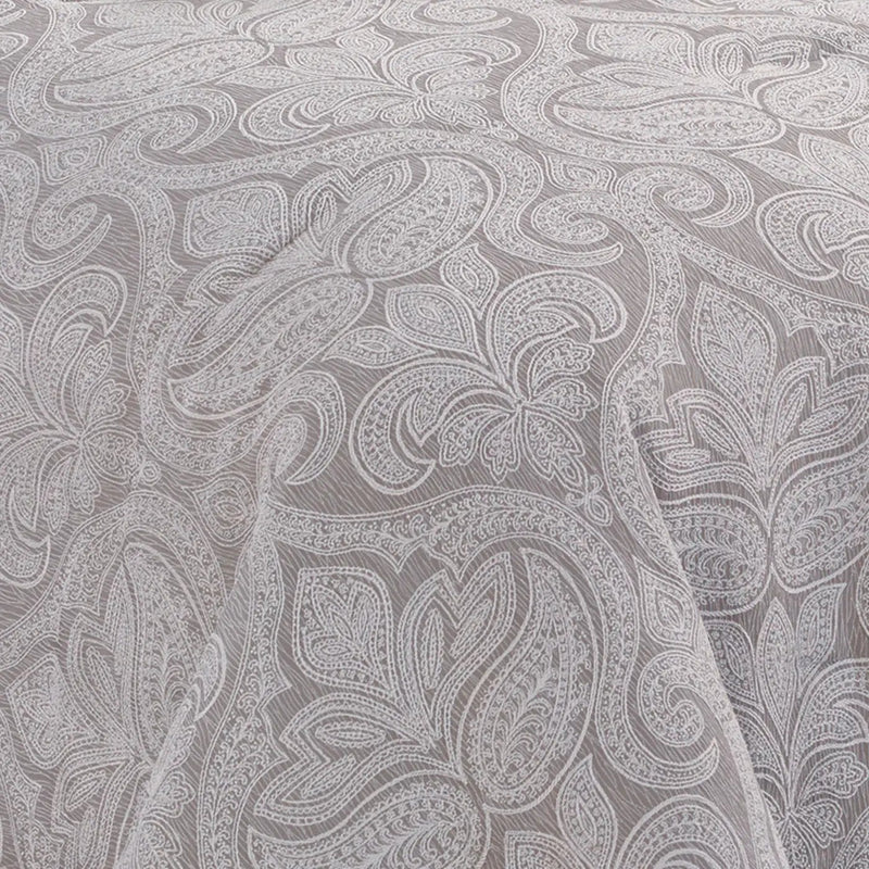 Winthrop Grey Damask Jacquard 9 Pc Comforter Set by HouseOfZazla