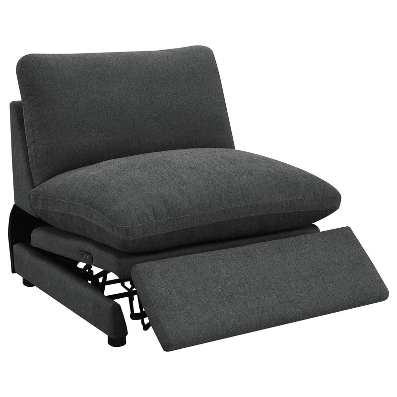 Collins 5-piece Modular Power Reclining Sectional Dark Grey by Unique Piece Furniture