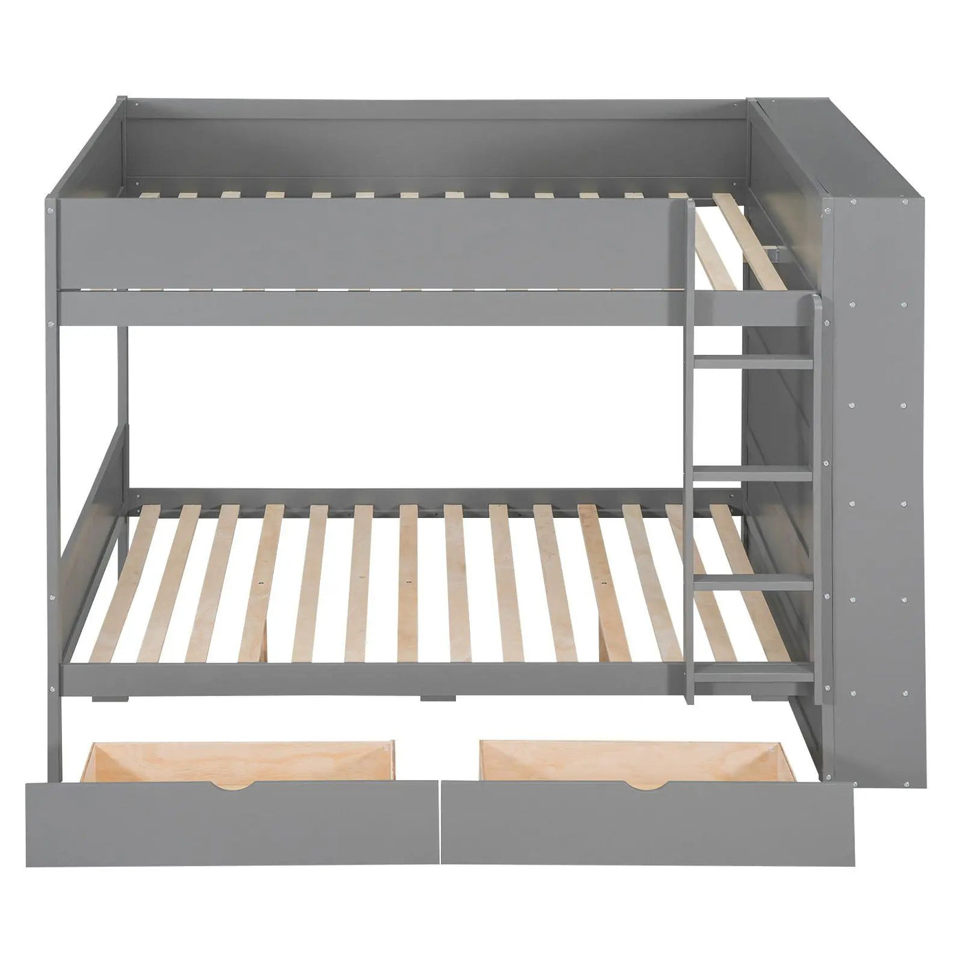 Bunk Bed With 2 Drawers And Multi Layer Cabinet by Unique Piece Furniture
