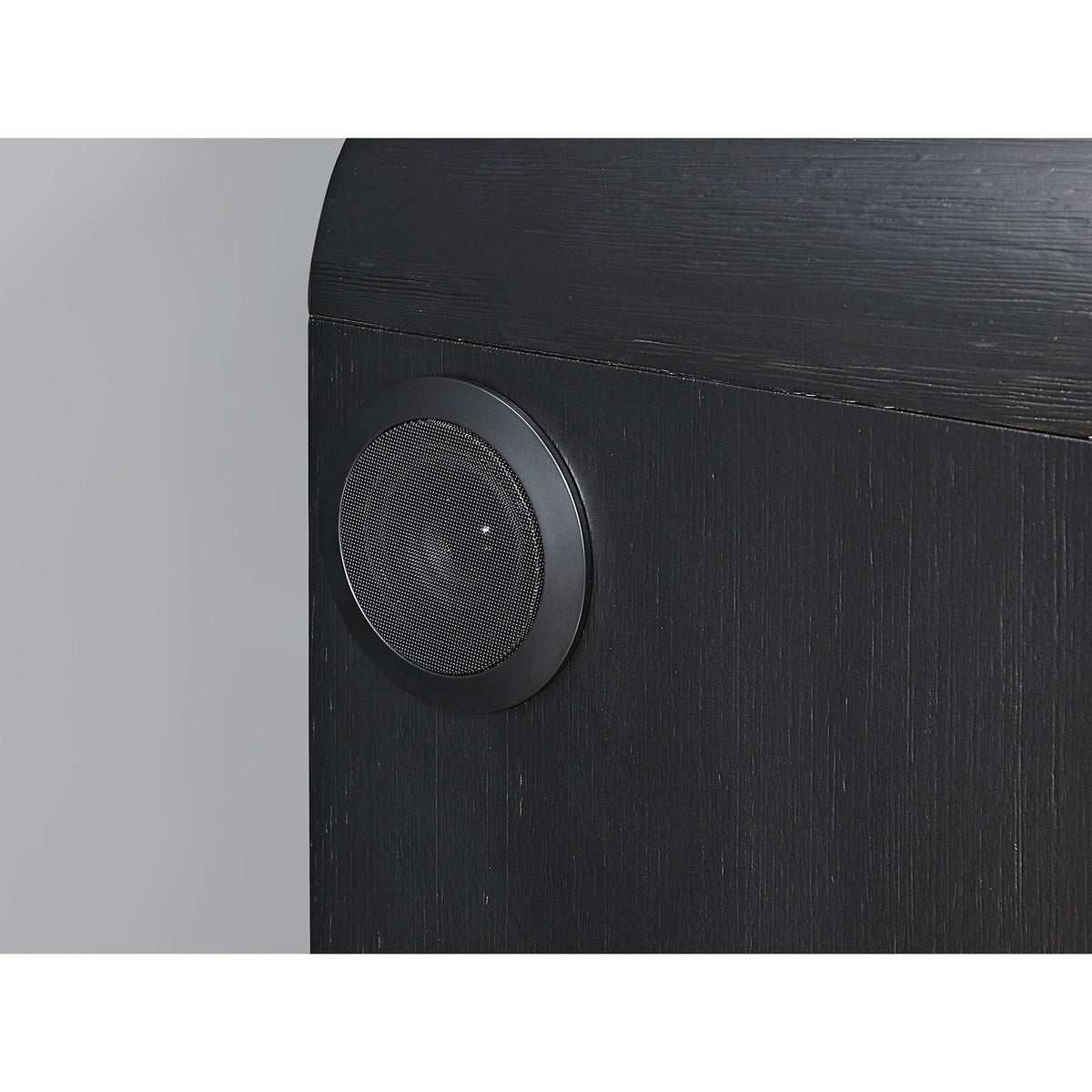 Accent Nightstand with Cooler, Speaker, and LED Light – Black White, photo 3 of 7