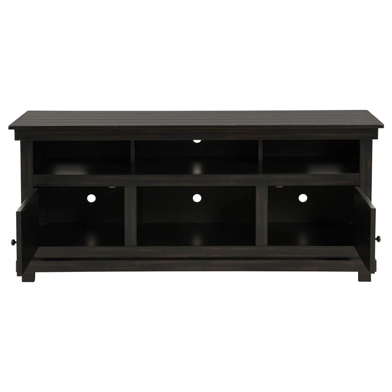 Payne 60-inch TV Stand Media Console Distressed Java by Unique Piece Furniture