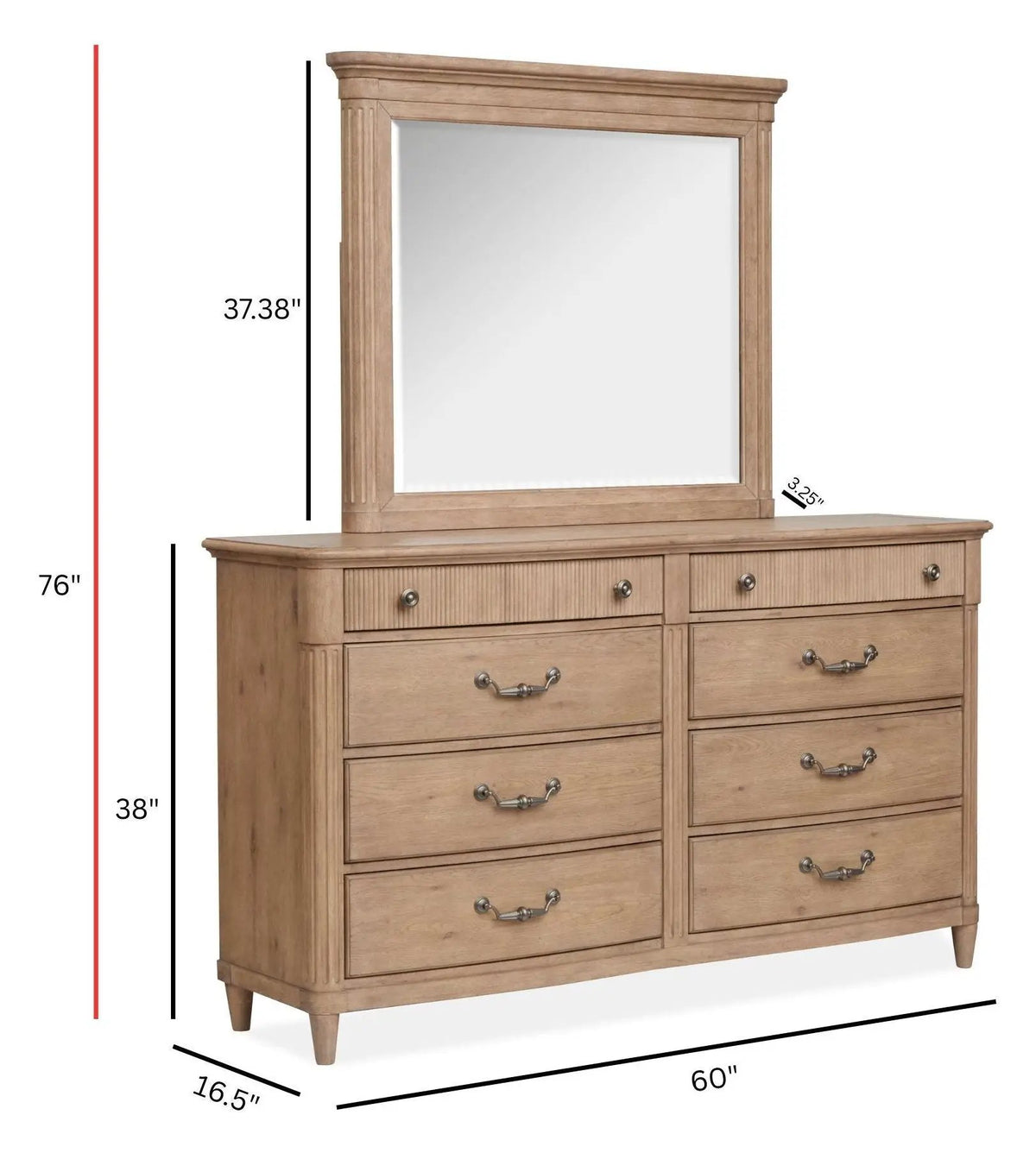Harmony Heights - Double Drawer Dresser, photo 3 of 9