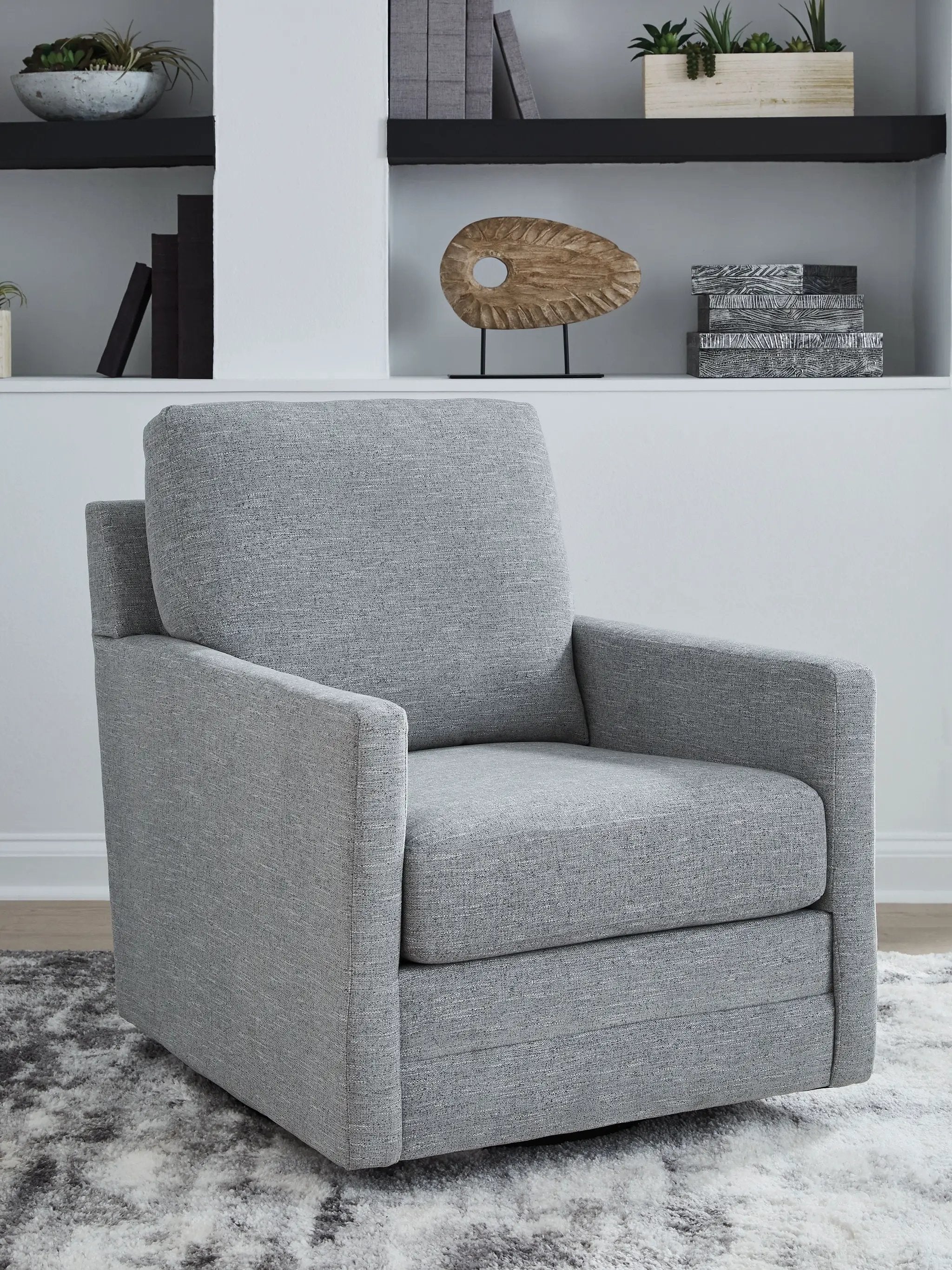 Freybourne Next-Gen Nuvella - Swivel Accent Chair by Unique Piece Furniture