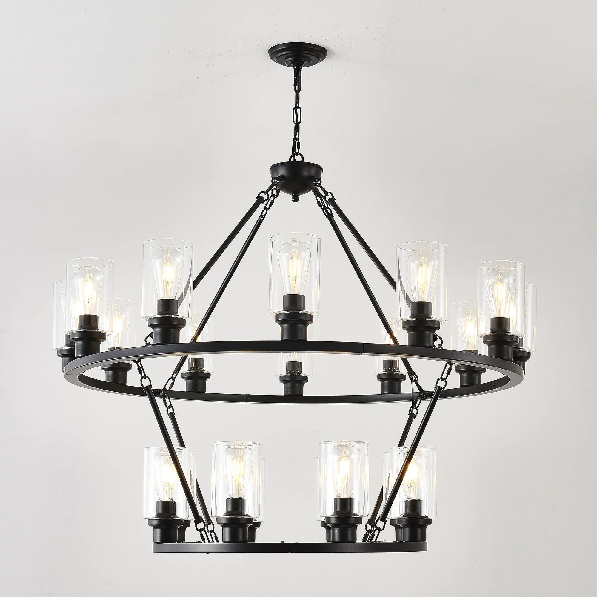20-Light 2 Tier Chandelier by HouseOfZazla