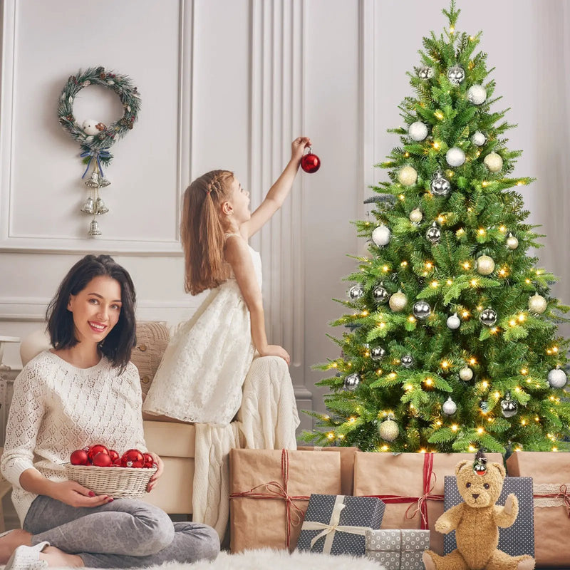 5ft Pre-Lit Christmas Tree with 250 Warm Lights