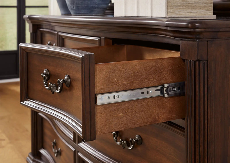Lavinton - Dresser And Mirror - Brown by Unique Piece Furniture
