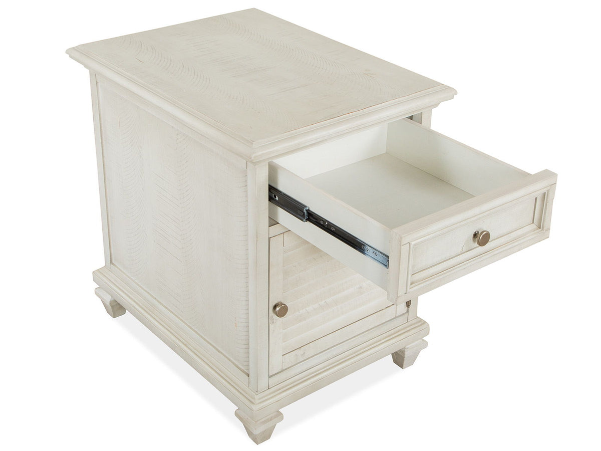 Newport - Chairside End Table - Alabaster, photo 3 of 7