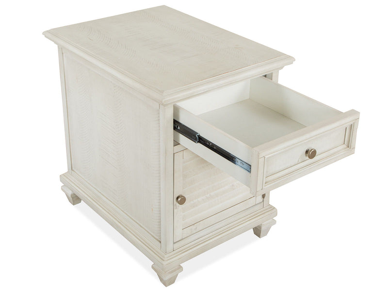 Newport - Chairside End Table - Alabaster, photo 3 of 7