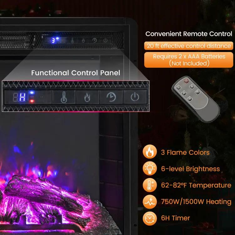 26" Electric Fireplace Insert by DirectDeals