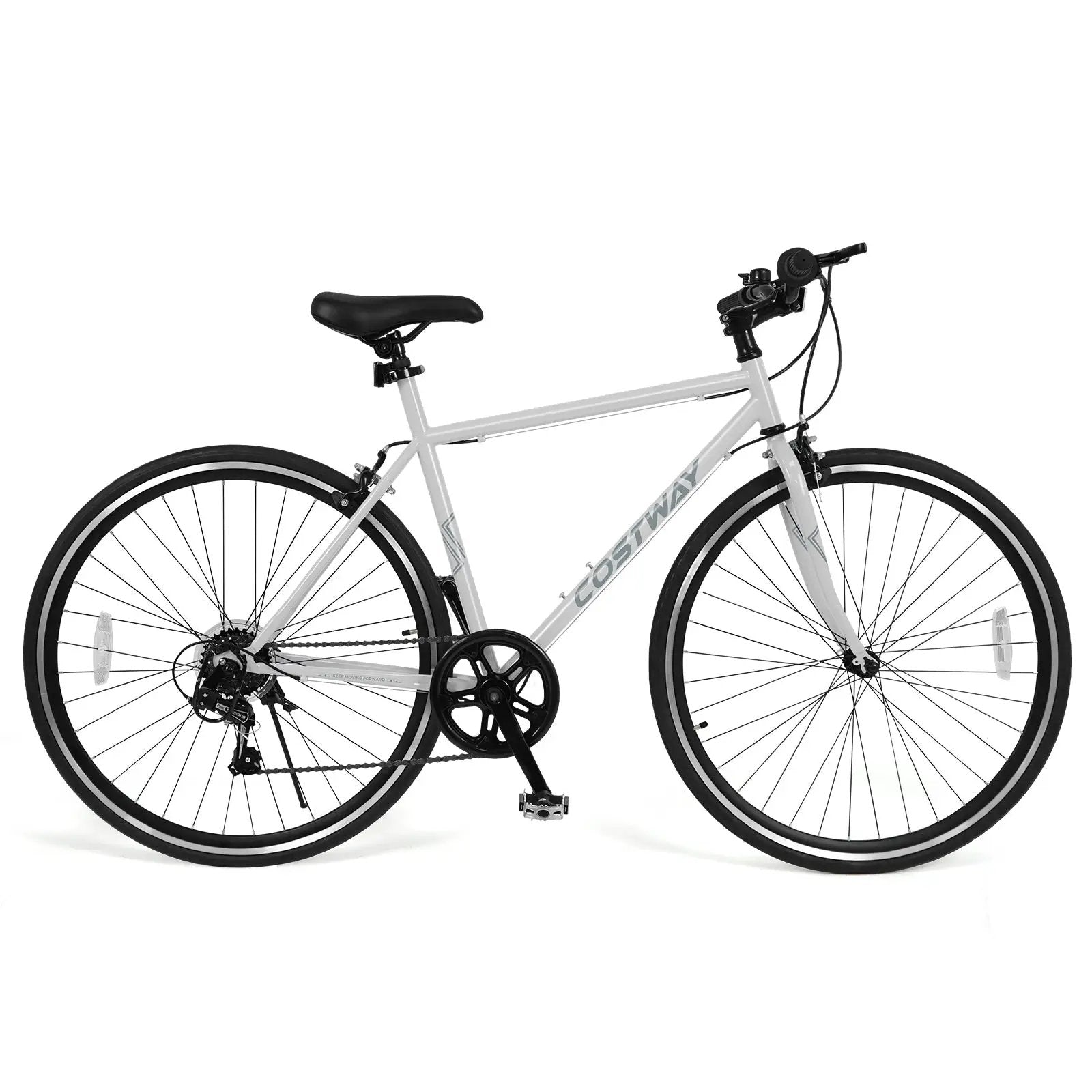 26 Inch Mountain Bike Adjustable with 6-Speed and All-terrain Rubber Wheels by DirectDeals