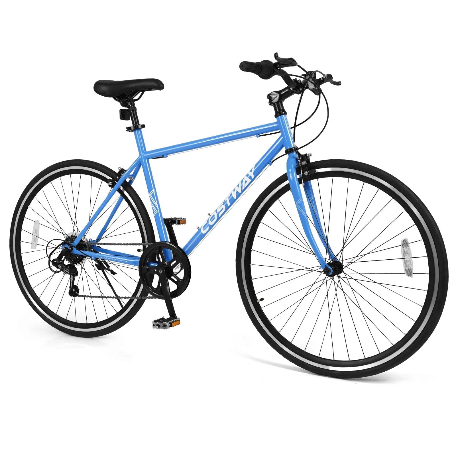 26 Inch Mountain Bike Adjustable with 6-Speed and All-terrain Rubber Wheels by DirectDeals