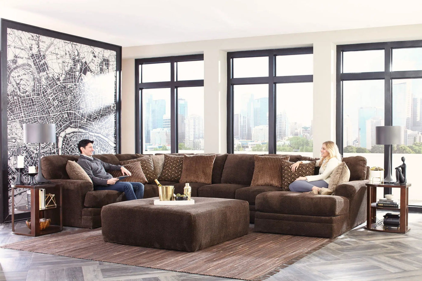 Mammoth Modular Sectional - Cocktail Ottoman 51" by Unique Piece Furniture