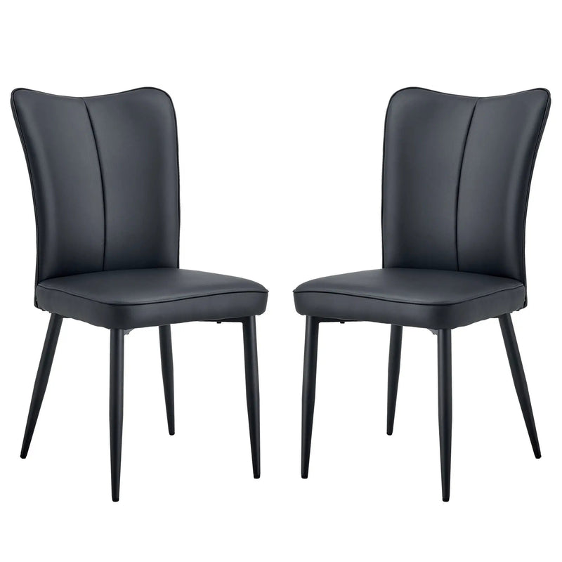 Modern Minimalist Dining Chairs (Set of 2) by HouseOfZazla