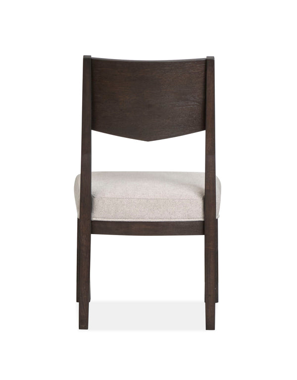 Tauren - Upholstered Side Chair With Solid Back (Set of 2) - Coffee Bean, photo 2 of 7