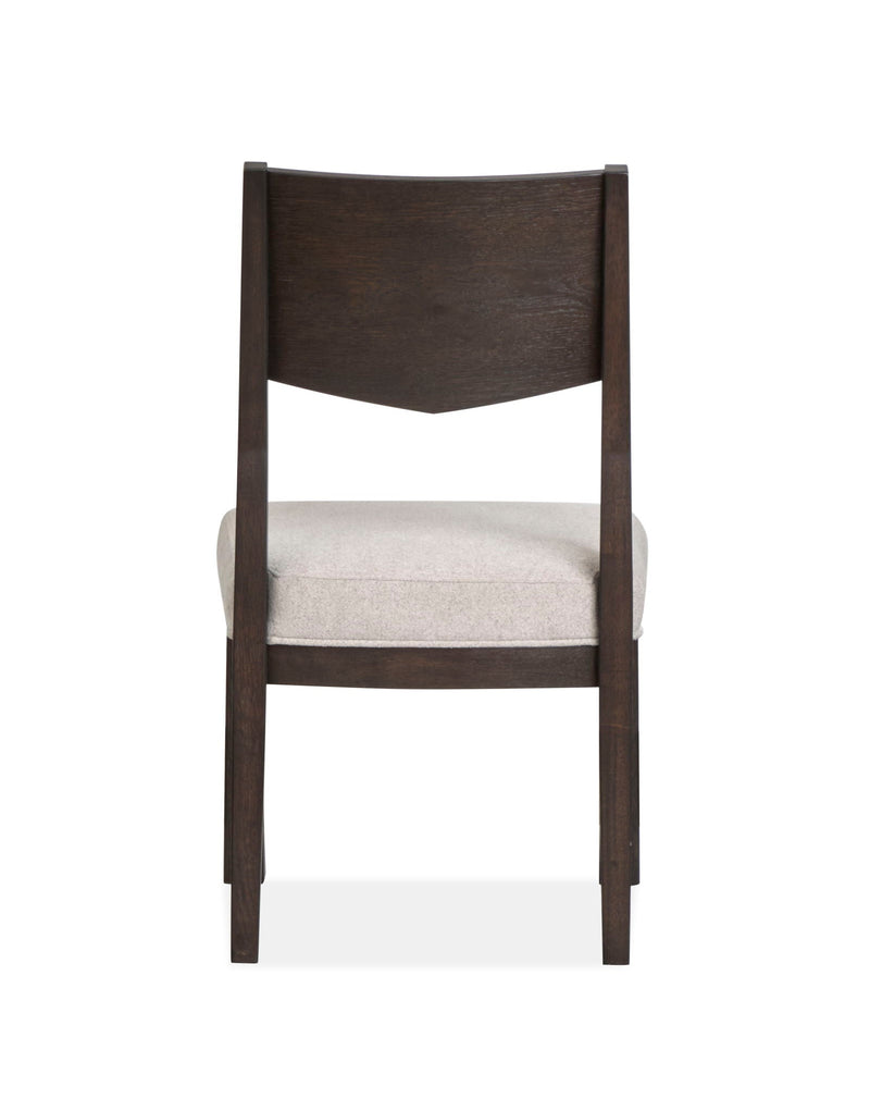 Tauren - Upholstered Side Chair With Solid Back (Set of 2) - Coffee Bean, photo 2 of 7
